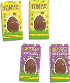 Tony's Chocolonely Chocolade Paas Repen - 4-pack - Paas Cadeau - Geschenkset - 4 X 180 Gram