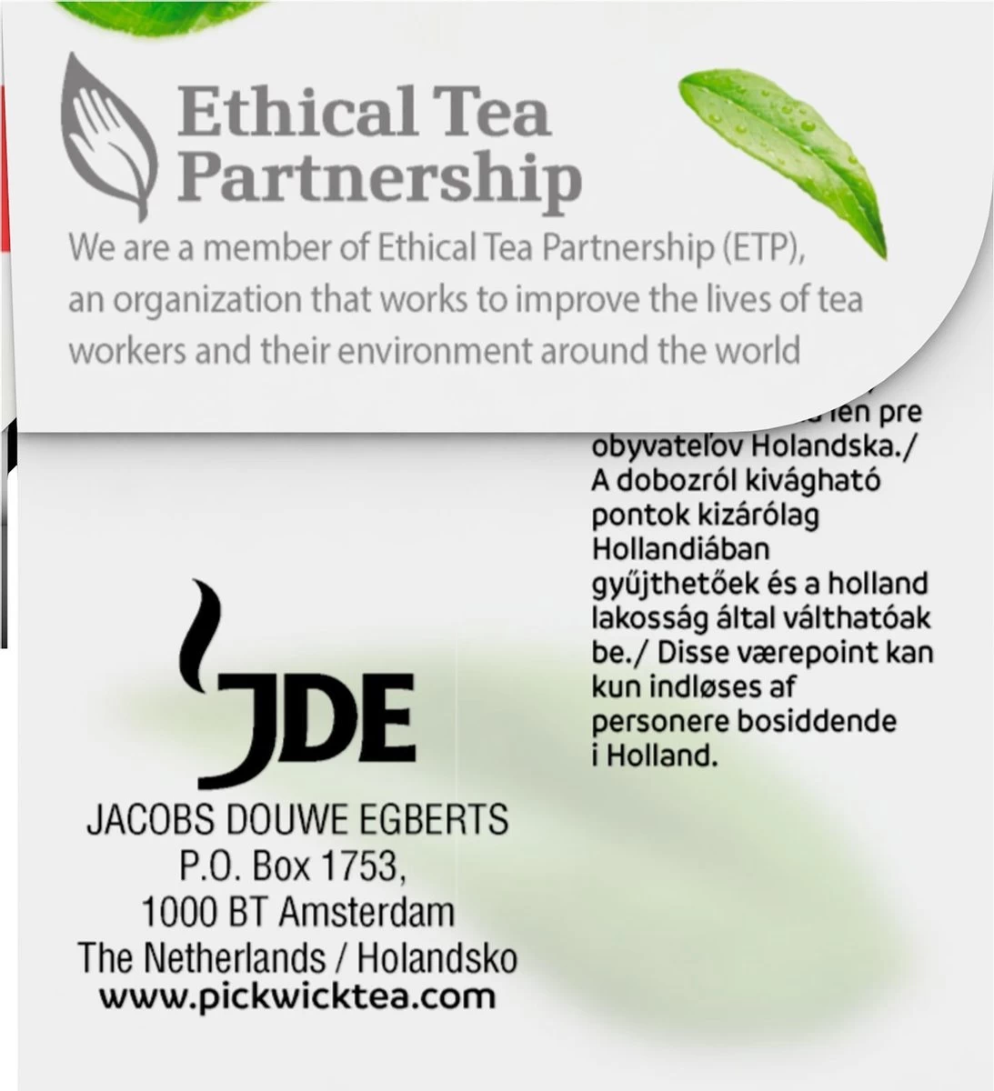 Pickwick Groene Thee Variatiebox - 12 X 20 Zakjes - Afbeelding 2
