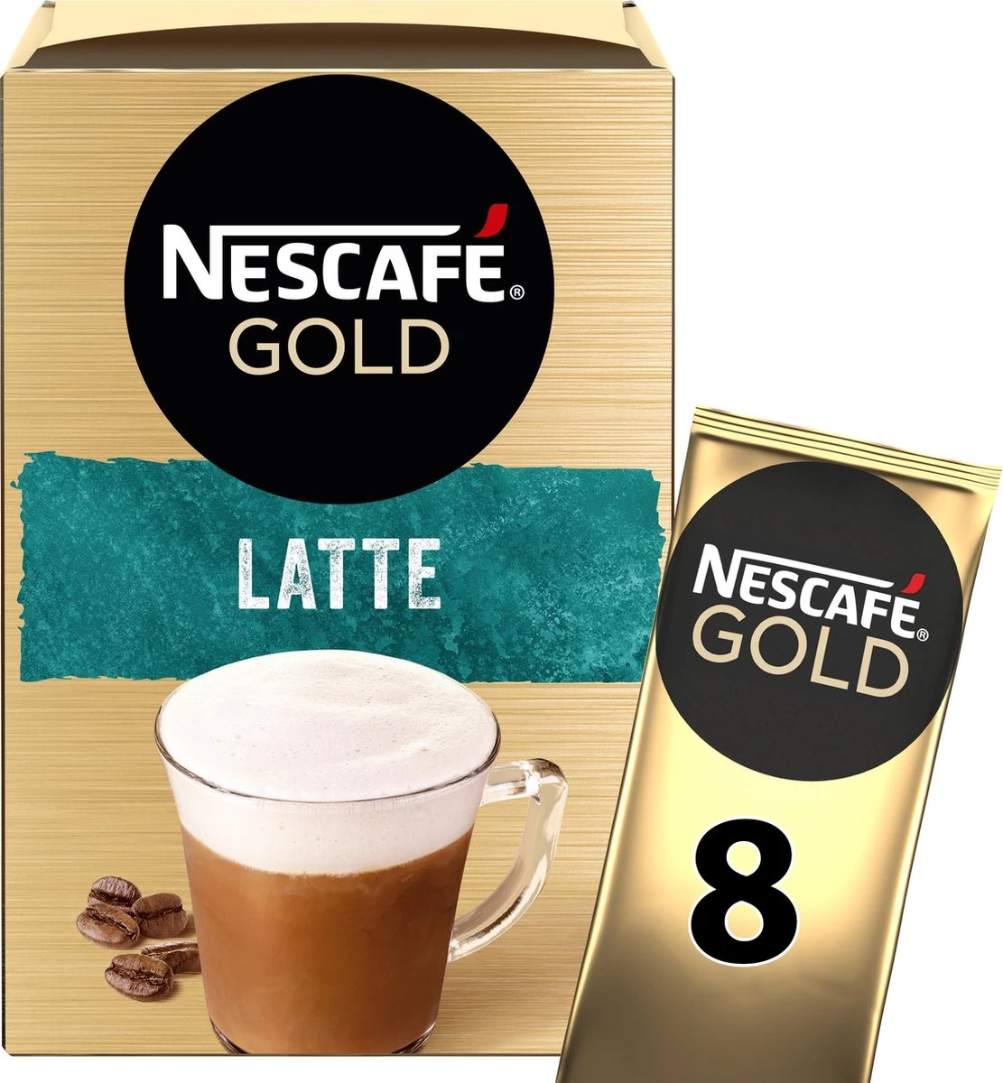 Nescafé Gold Latte Macchiato Oploskoffie - 6 Doosjes à 8 Zakjes - Afbeelding 3