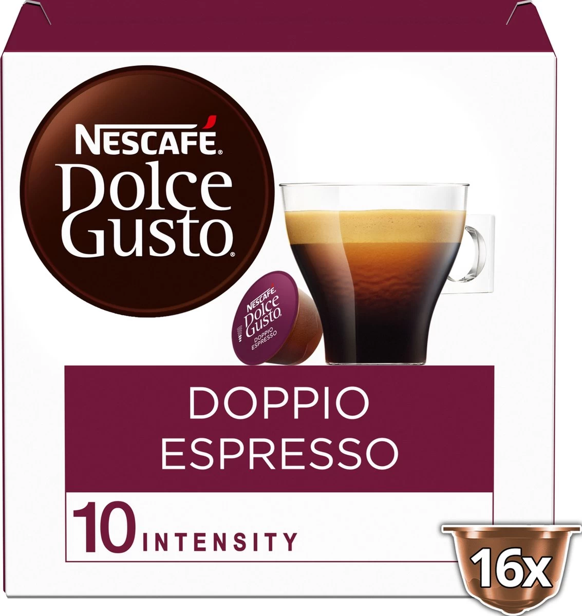 Nescafe Dolce Gusto Doppio 3 Doosjes à 16 Capsules - Afbeelding 2
