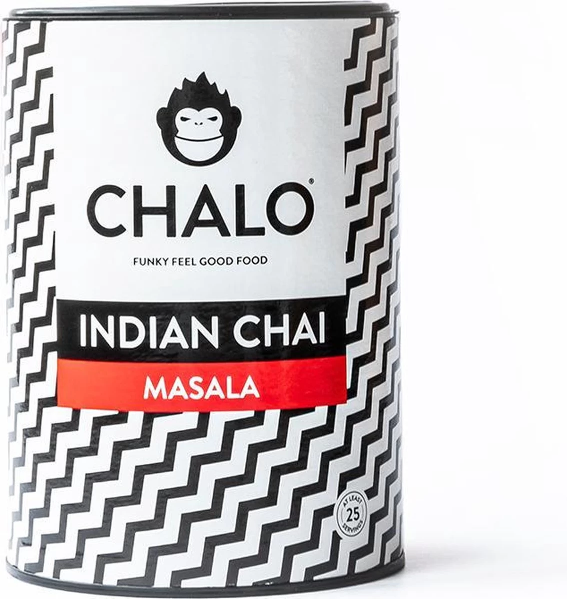 CHALO Prijswinnende Masala Chai Latte - Indische Vegan Chai - Zwarte Assam Thee - 25 Porties/ 300GR
