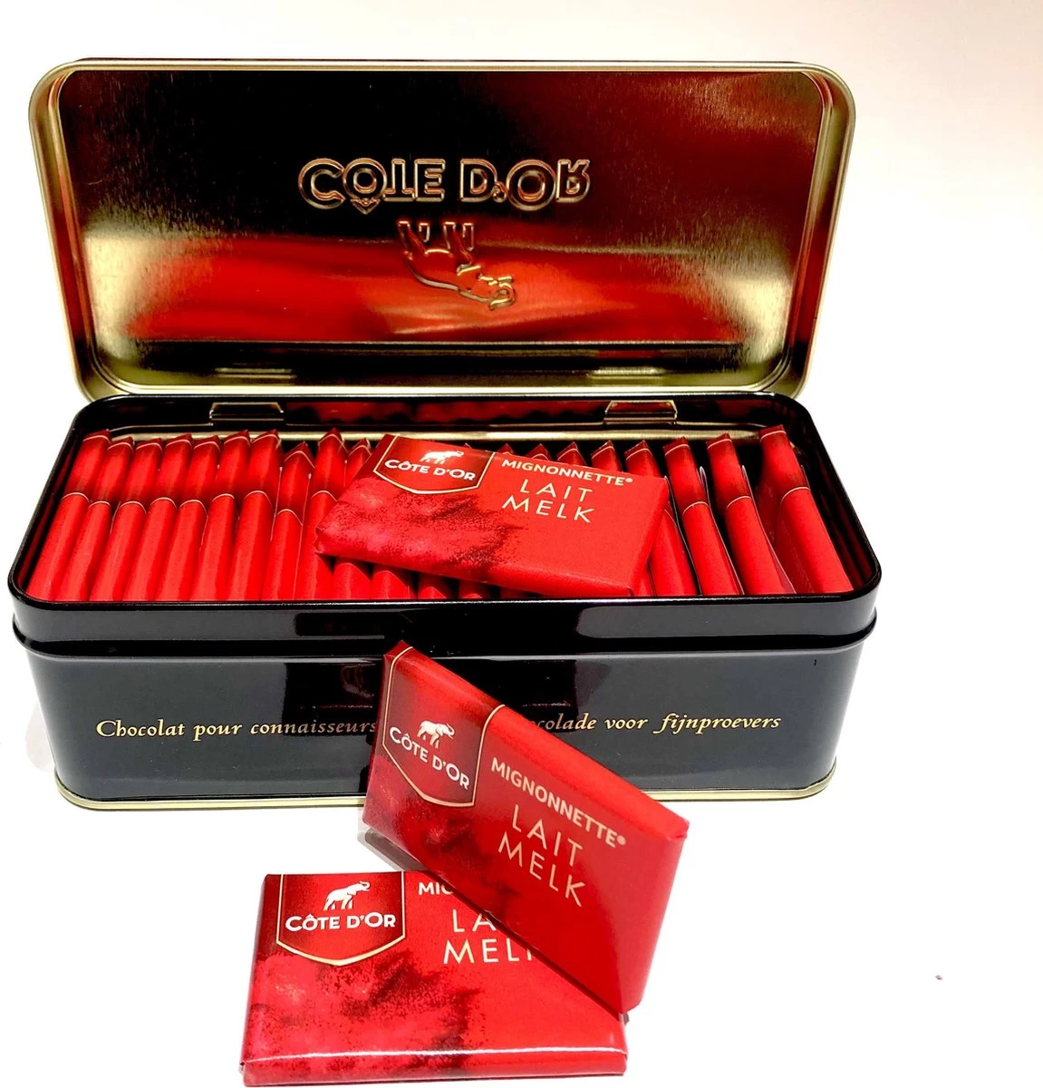 Côte D'or Mignonnette Melk - Belgische Chocolade - 24 Stuks - 240 Gram