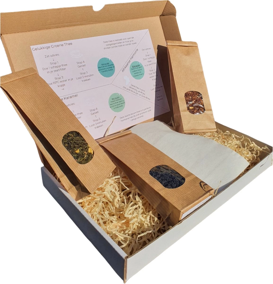 T Moment - Theepakket - Thee Cadeaupakket - 3 Soorten Thee - Met Zetadvies - Thee Cadeau