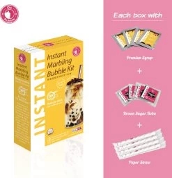 Maak Je Eigen Bubble Tea - Brown Sugar Flavor - Tapioca Parels Voor Bubble Tea - Tapioca Pearls - Boba Tapioca Ballen - Bubble Tea Parels - Japans Snoep