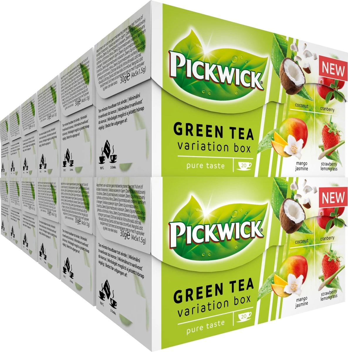 Pickwick Groene Thee Variatiebox - 12 X 20 Zakjes
