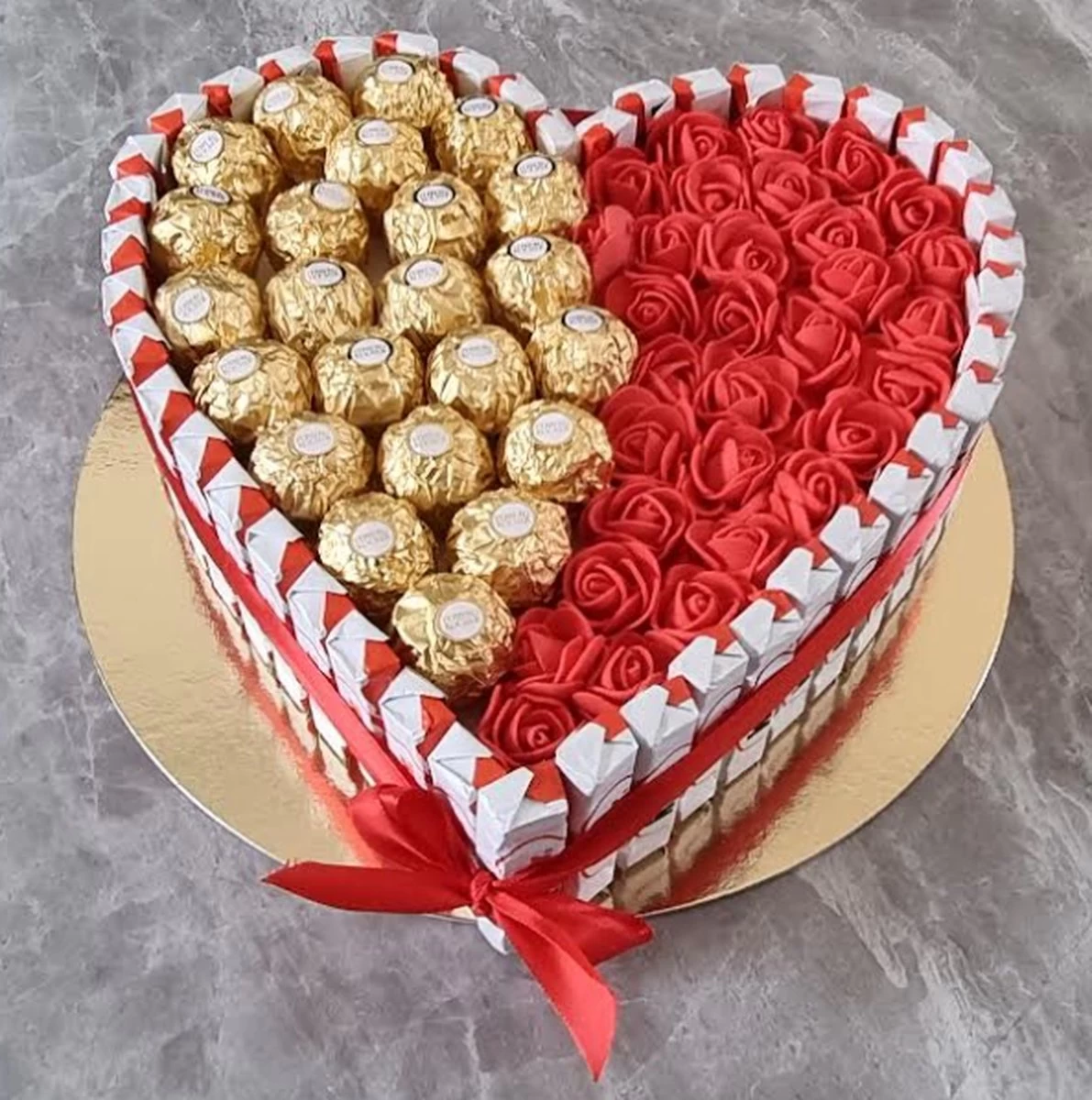 Chocolade Hart Cadeau - Valentijn - Kinder - Ferrero