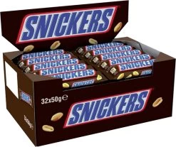Snickers Chocolade Reep - 32 X 50 Gram