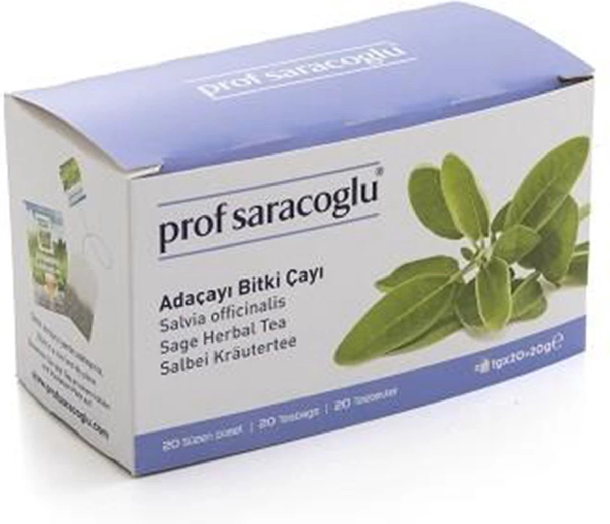 Prof Saracoglu - Salie Thee - 20 Theezakjes