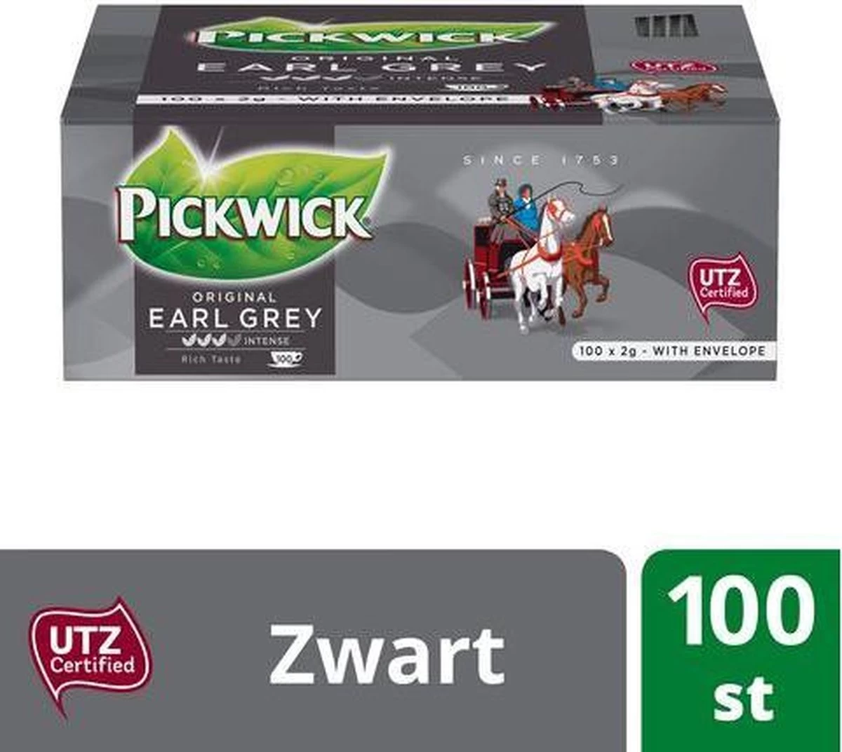 Pickwick Thee Earl Grey Pak Van 100 Stuks - Afbeelding 6