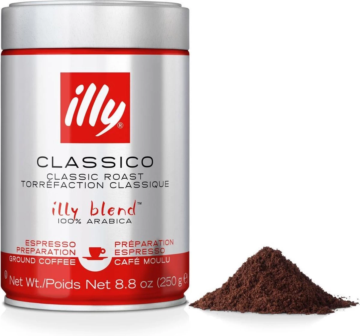 Illy Classico Gemalen Koffie - 6 X 250 Gram - Afbeelding 2