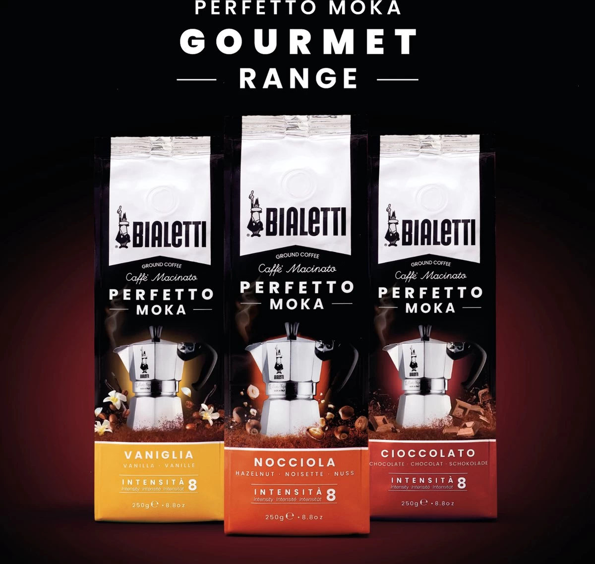 Bialetti Moka Intenso Gemalen Koffie - 4 X 250 Gram - Afbeelding 10