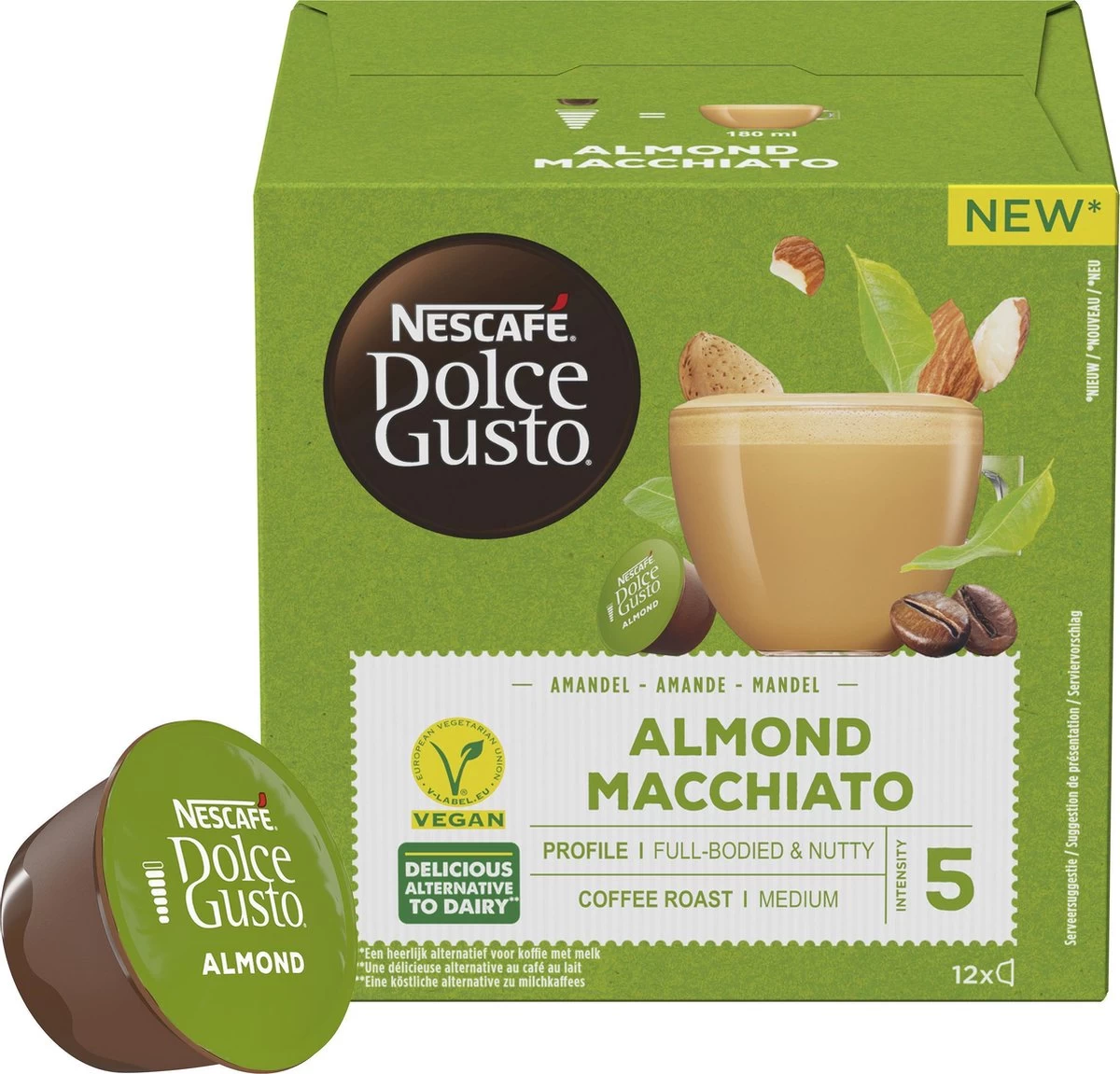 Nescafé Dolce Gusto Almond Macchiato Capsules - Vegan Koffie - 36 Koffiecups - Afbeelding 5