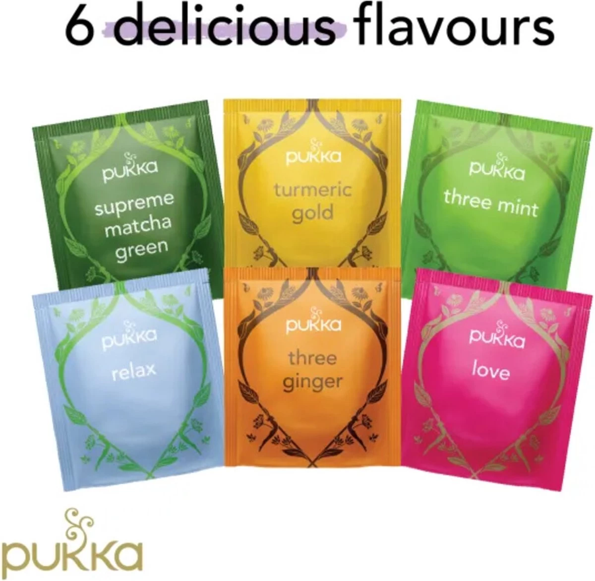 Pukka Dayround Wellness Box - 6 Blends Biologische Kruidenthee, Ook Leuk Als Verjaardagscadeau Voor Hem En Haar, 90 Theezakjes - Theedoos - Afbeelding 7