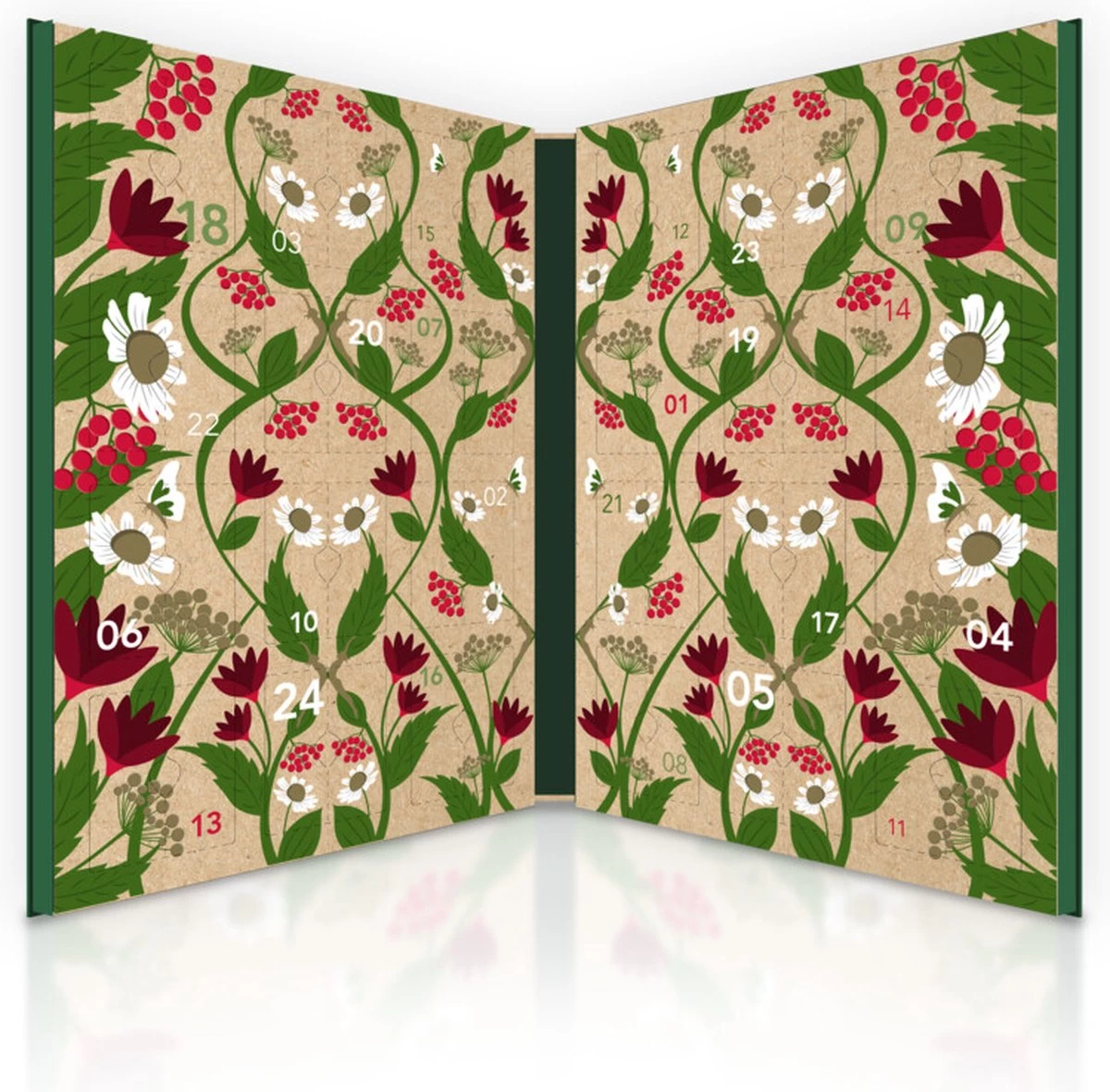 Pukka Thee Hardcover Biologische Kerst Adventskalender 2022, Perfect Als Kerstcadeau - 48 Zakjes - 1 Kalender - Afbeelding 8