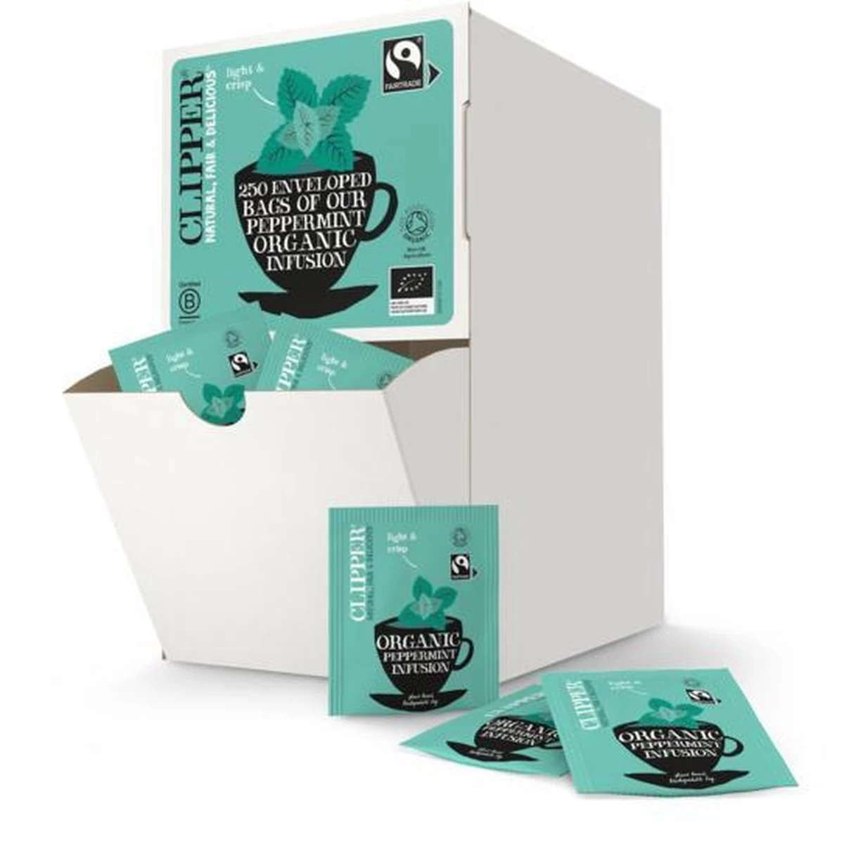 Clipper - Organic Peppermint Infusion - 250 Zakjes - Afbeelding 2