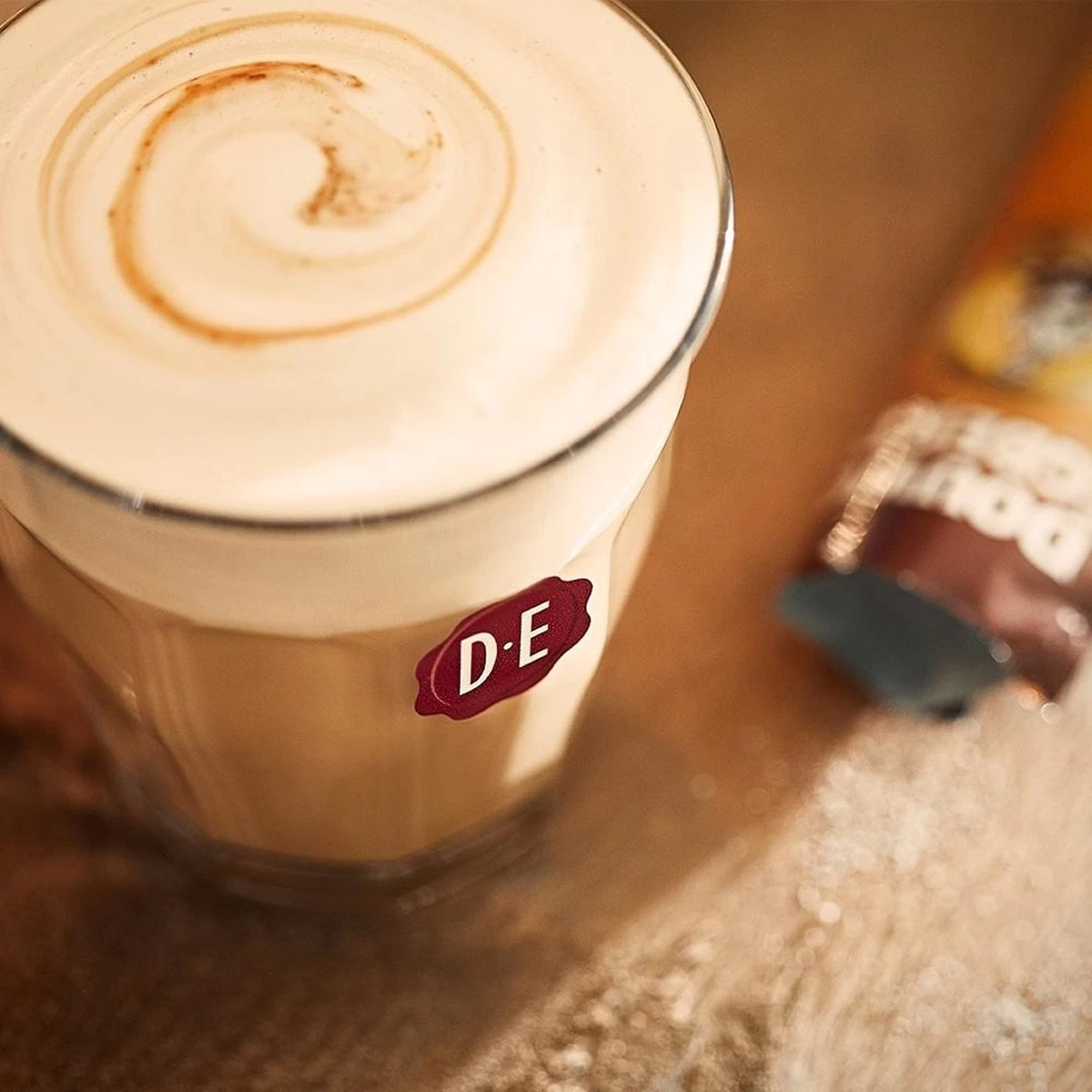 Douwe Egberts Verwenkoffie Latte Caramel Oploskoffie - 5 X 8 Zakjes - Afbeelding 4