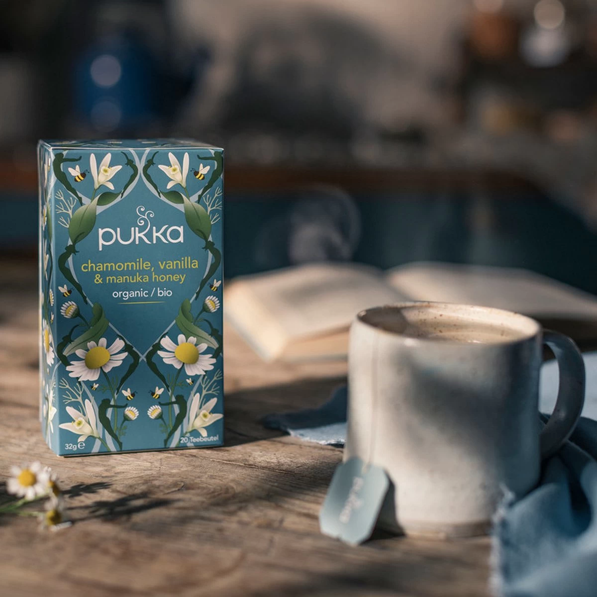 Pukka Chamomile Vanille & Manuka Honing Thee - Afbeelding 4