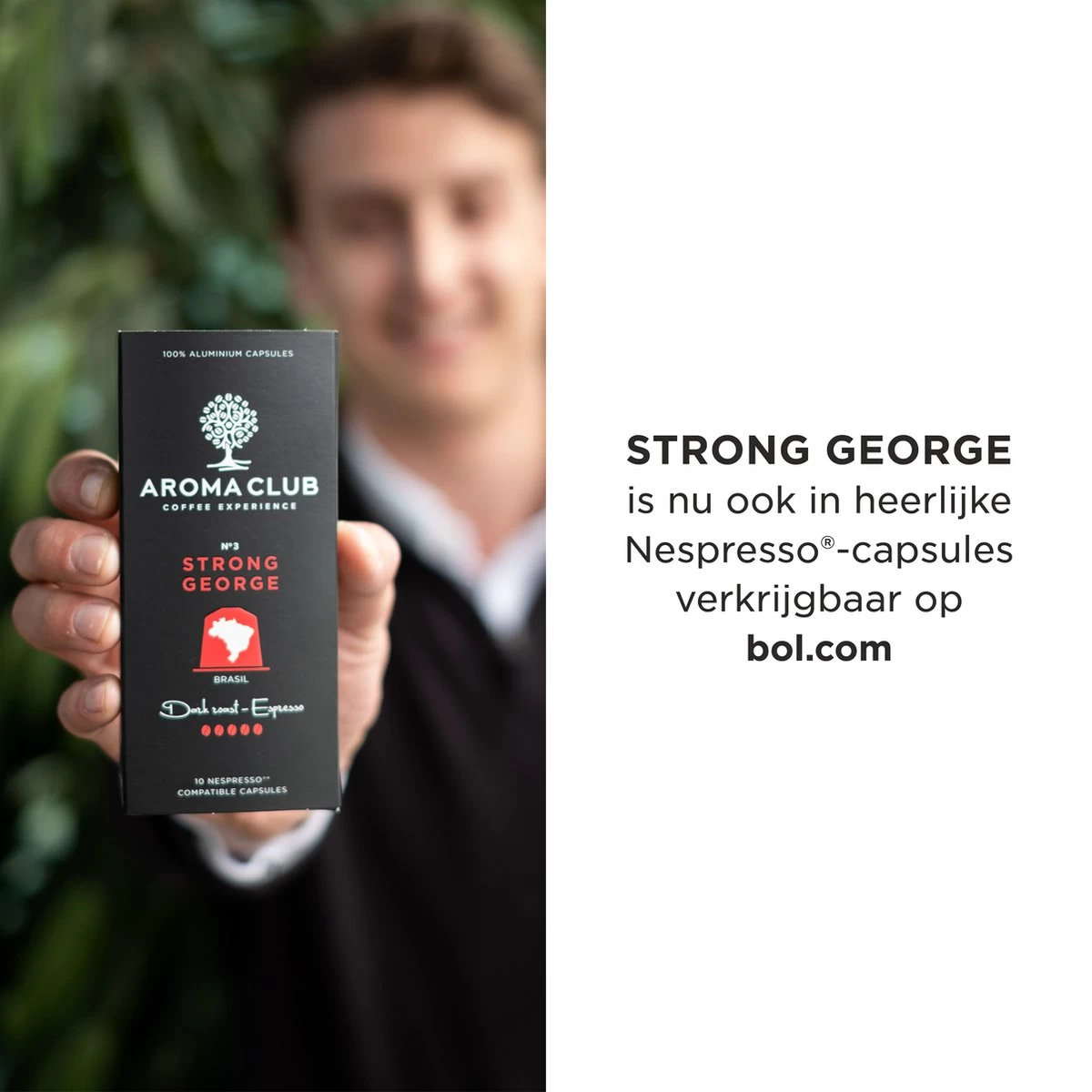 Aroma Club - Krachtige Koffiebonen 1KG - No. 3 Strong George - Koffie Intensiteit 5/5 - Afbeelding 2