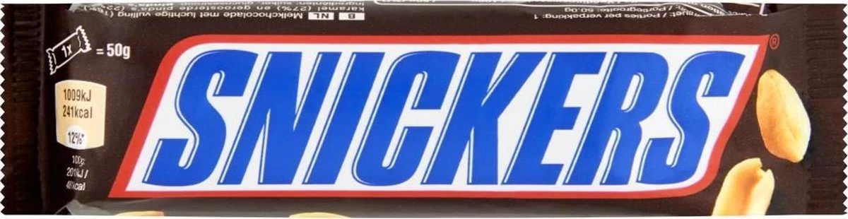 Snickers Chocolade Reep - 32 X 50 Gram - Afbeelding 3