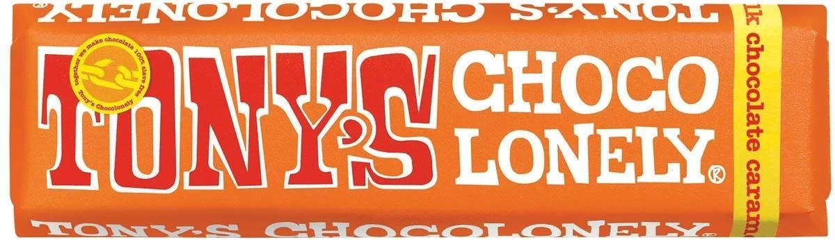 Tony's Chocolonely Chocoladereep Melk Karamel Zeezout - 47 Gram