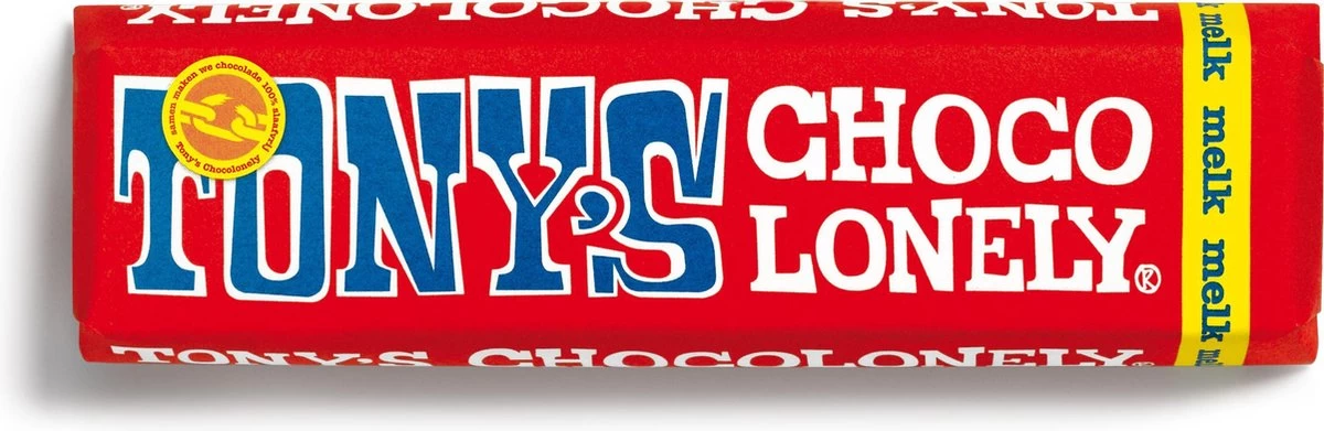 Tony's Chocolonely Chocolade Reep Melk - 35 X 50 Gram - Afbeelding 2