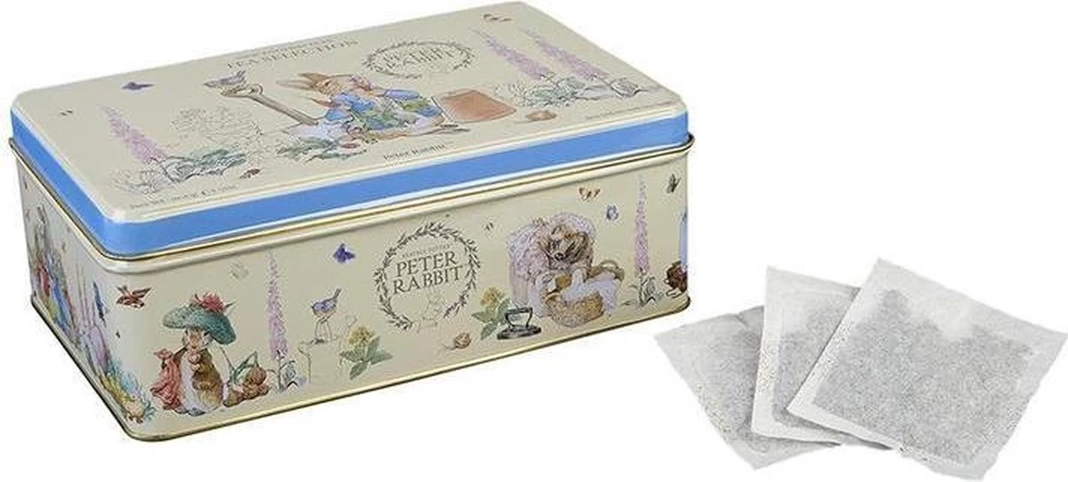 New English Teas Beatrix Potter Selection Tin 100 Teabags Mix Van English Afternoon - English Breakfast - Earl Grey (BP13) - Afbeelding 2