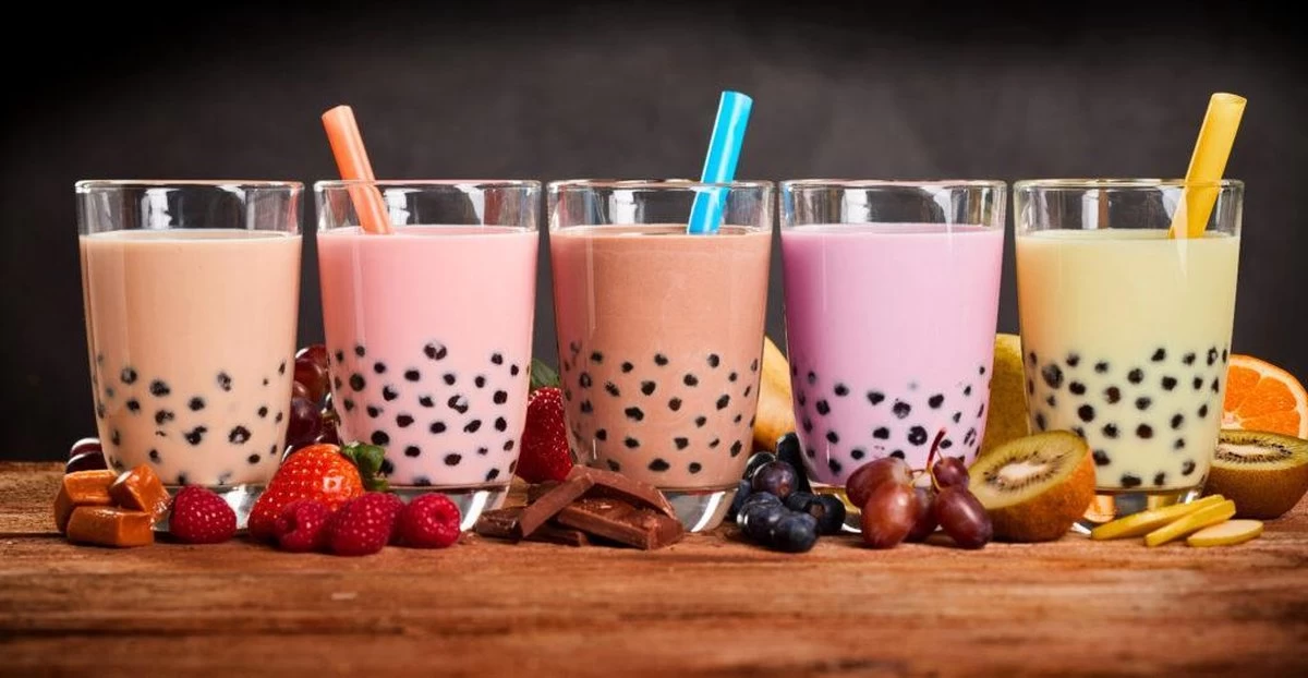 Bubble Tea Starters Kit Met Echte Tapioca Parels - Vandaag Besteld Morgen In Huis! - Vegan 2022! Gluten Vrij Eenvoudig Bereid 5 Recepten Erbij - Afbeelding 2