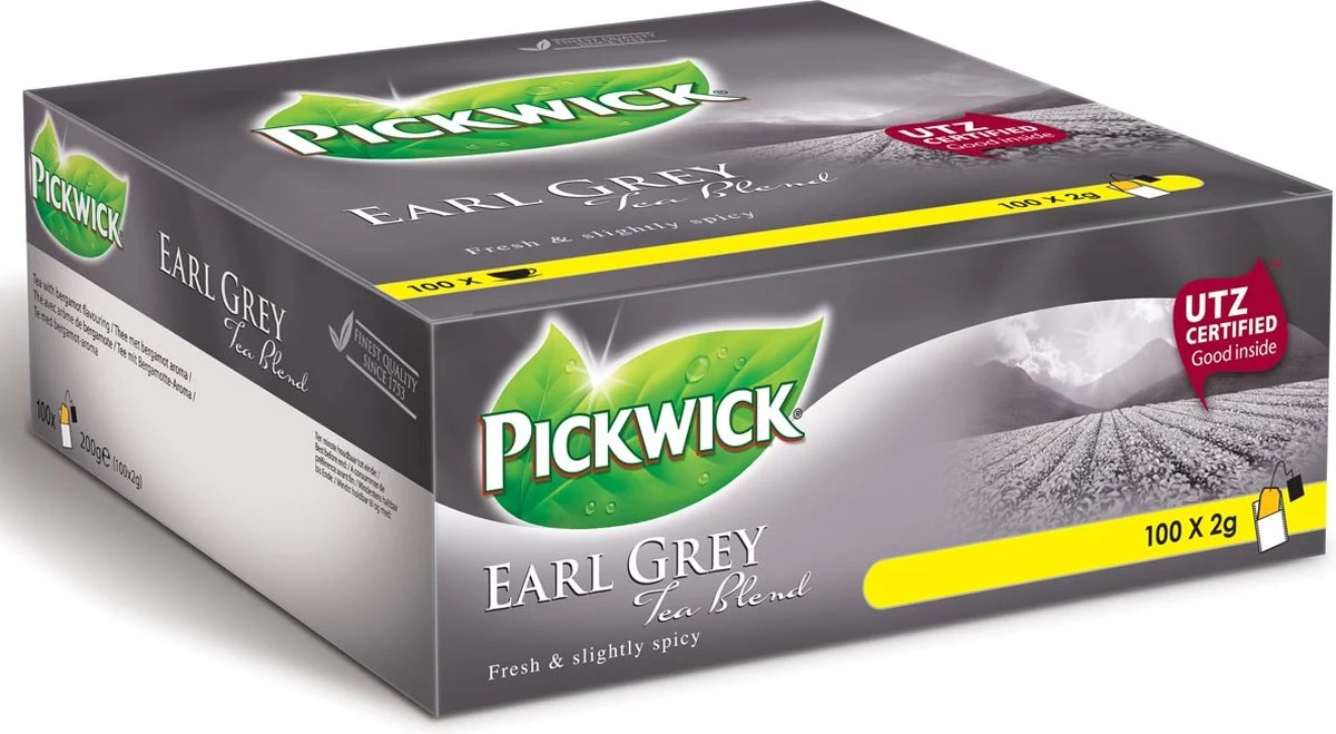 Pickwick Thee Earl Grey Pak Van 100 Stuks - Afbeelding 4