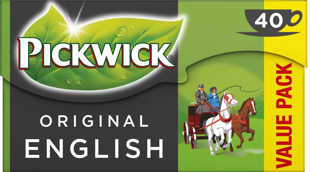Pickwick English Zwarte Thee - 6 X 40 Zakjes - Extra Grote Verpakking - Afbeelding 5