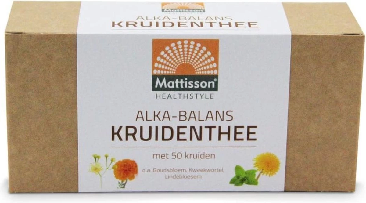 Mattisson - AlkaBalans Zuur Base Kruidenthee - 25 Theezakjes