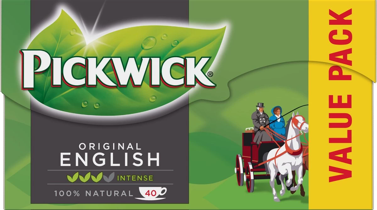 Pickwick English Zwarte Thee - 6 X 40 Zakjes - Extra Grote Verpakking - Afbeelding 8