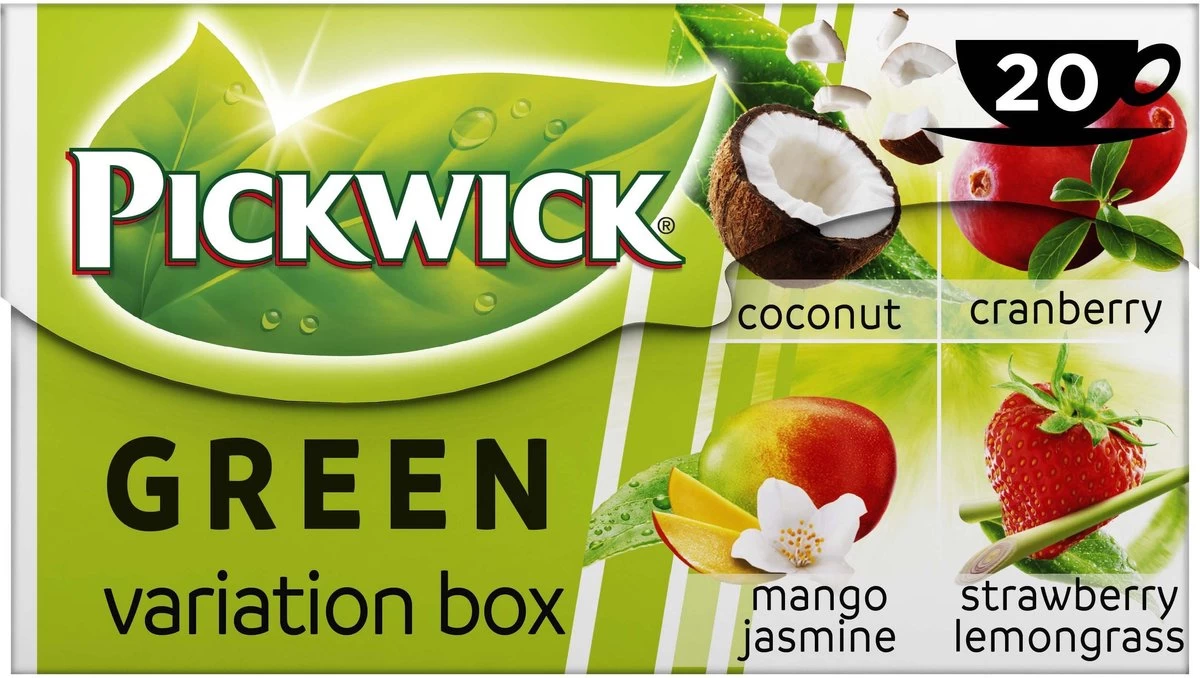 Pickwick Groene Thee Variatiebox - 12 X 20 Zakjes - Afbeelding 4