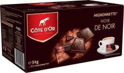Côte D'Or Mignonnettes Noir De Noir Pure Chocolade 3kg