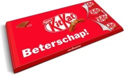 "Beterschap!" - Gigantische KitKat Reep - 900 Gram Overheerlijke Chocolade