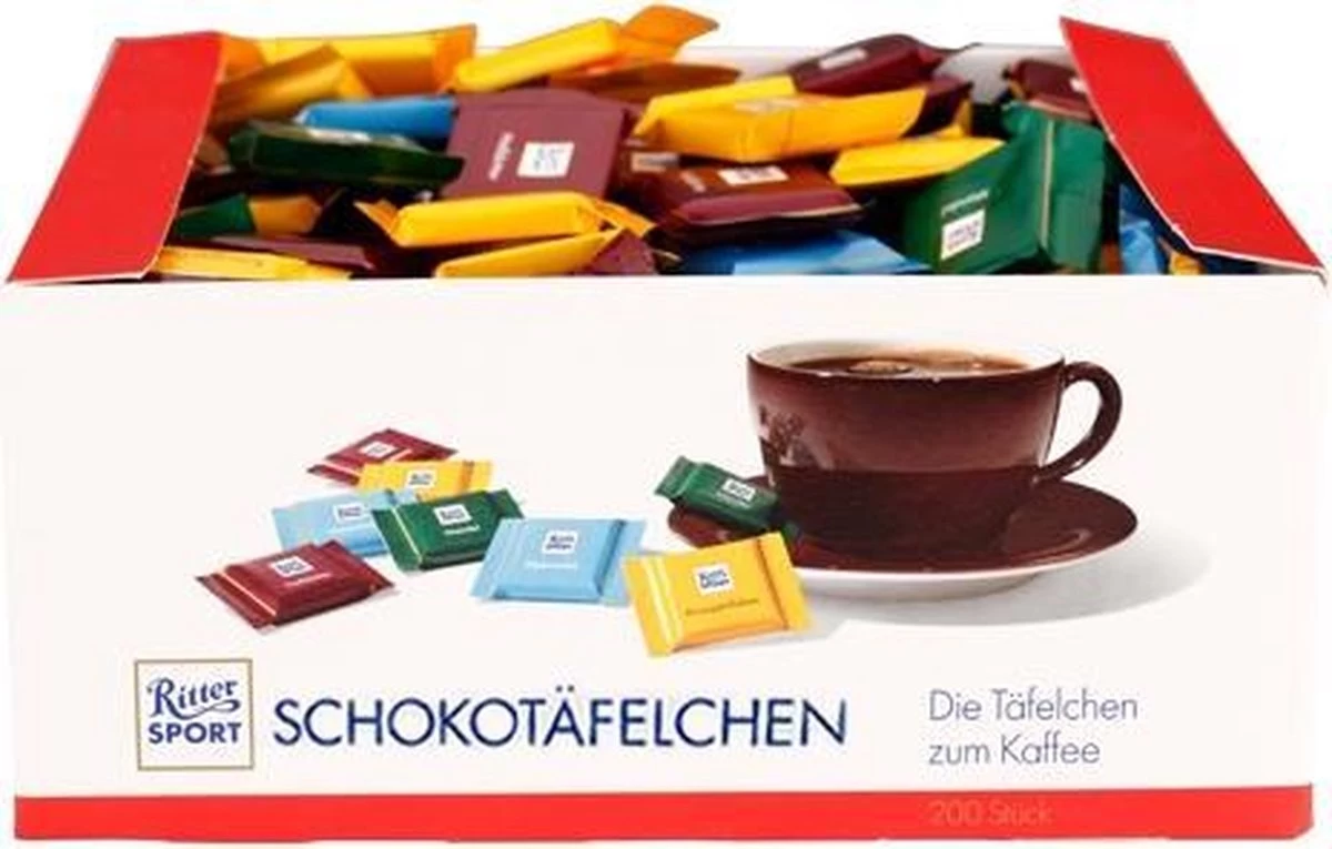 Ritter Sport - Mini Chocolate Bars - 200 Pieces