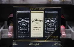 Jack Daniels Gift Pack Likeur Chocolade Repen 3 X 100 Gram