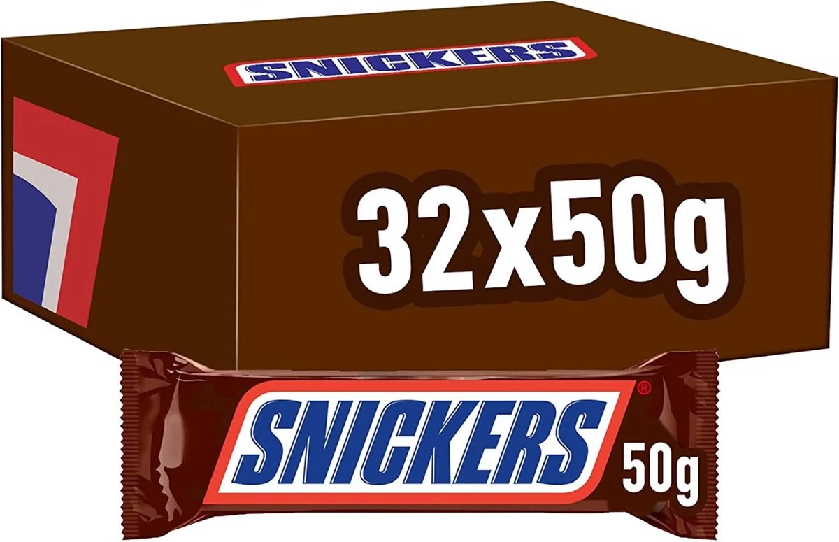 Snickers Chocolade Reep - 32 X 50 Gram - Afbeelding 4