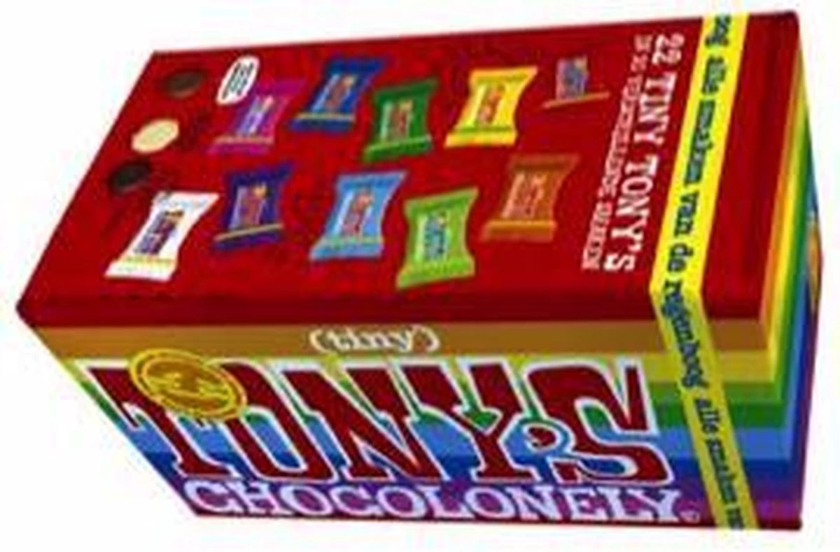 Tony's Chocolonely Tiny's Mix Chocolade Cadeau - Mini Chocolaatjes - 200 Gram - Belgische Fairtrade Chocolade - Afbeelding 5