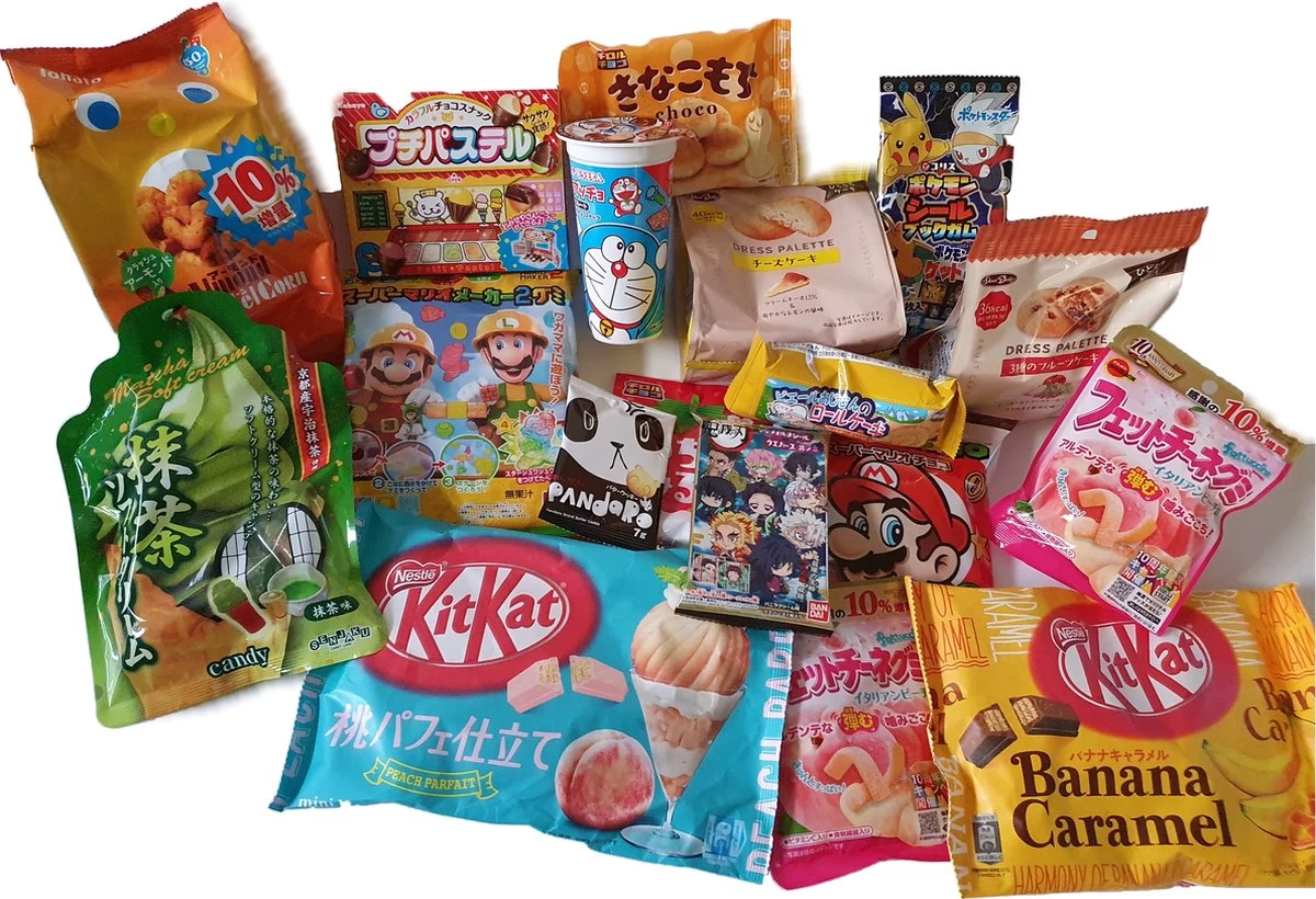 Japanse Chiisai Surprise Kleine Snack Box - Snoep - Chocolade - KitKat - Pocky - Kawaii - Afbeelding 2