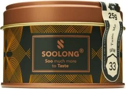 Soolong Taste Japan Nr33 Japanse Groene Thee - Fluweelzacht - Genmaicha, Matcha & Gepofte Rijst - Duurzame Losse Thee - Premium Thee Uit Japan - Blik 25gram