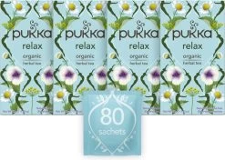 Pukka Relax Thee, Met Kamille, Venkel En Gember - 4 X 20 Zakjes - GB-BIO-05