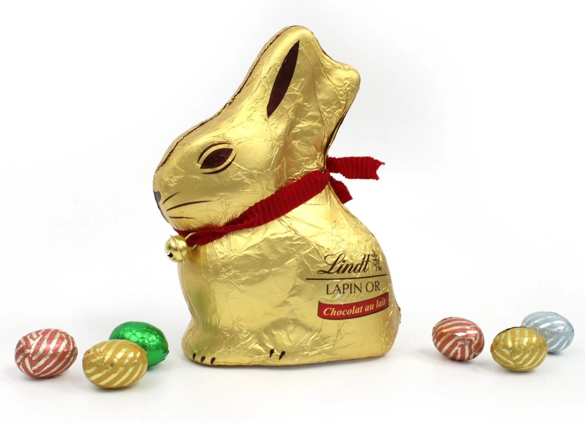 Pasen Cadeau - Paascadeau - Lindt 200 Gram - Chocolade Paashaas - Paaseieren - THNX - Afbeelding 2