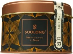 Soolong Taste Japan Nr33 Japanse Groene Thee - Fluweelzacht - Genmaicha, Matcha & Gepofte Rijst - Duurzame Losse Thee - Premium Thee Uit Japan - Blik 100gram