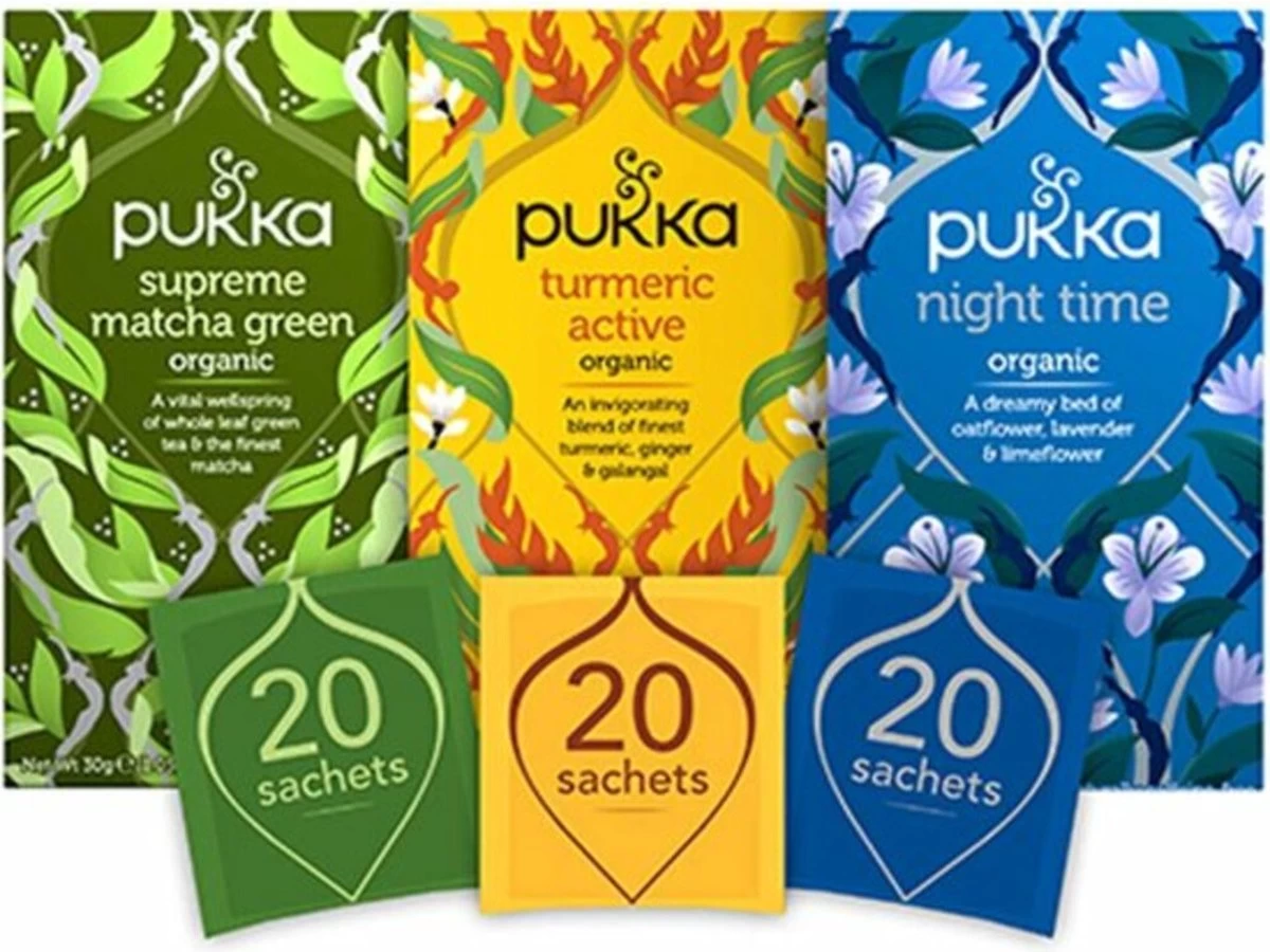 Pukka Day To Night Thee Bundel, Biologische Kruidenthee Voor Elk Moment Van De Dag - 3 X 20 Zakjes - GB-BIO-05