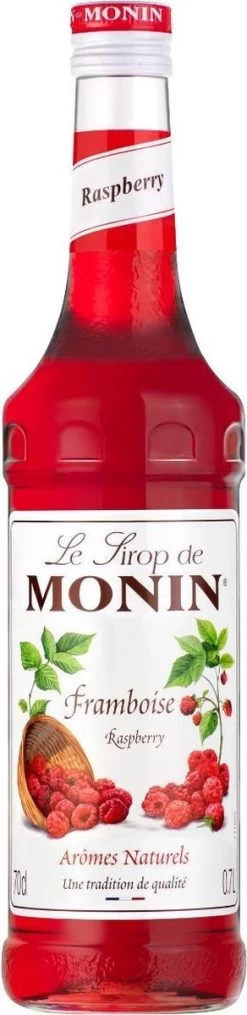 Monin Koffiesiroop Framboos - 70 Cl