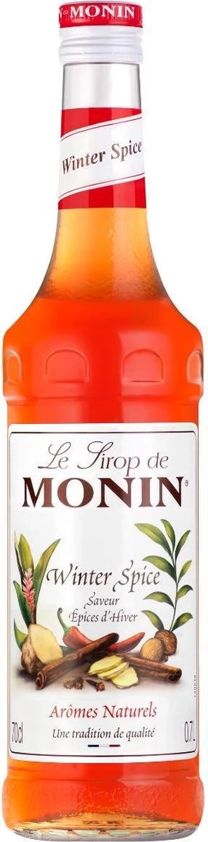 Monin Siroop Winter Spice - Koffieverrijker - 70 Cl