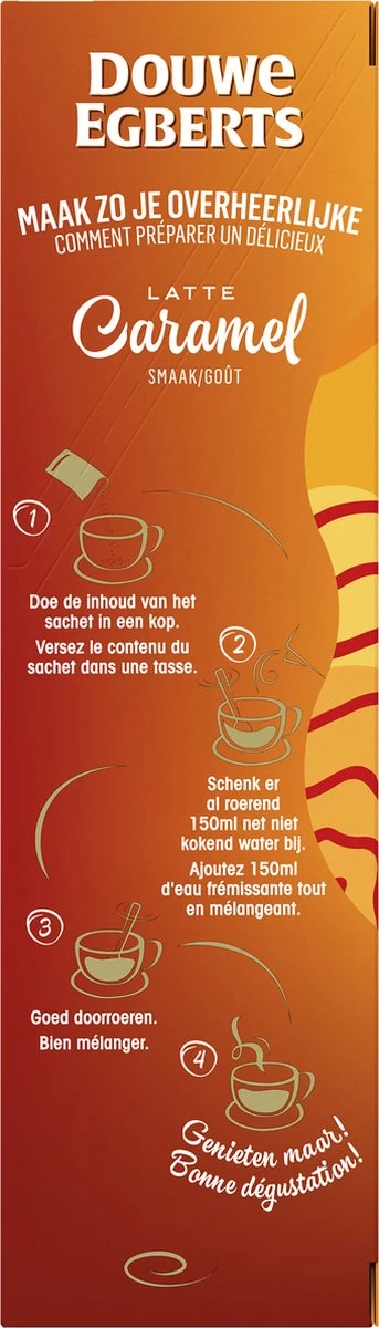 Douwe Egberts Verwenkoffie Latte Caramel Oploskoffie - 5 X 8 Zakjes - Afbeelding 8