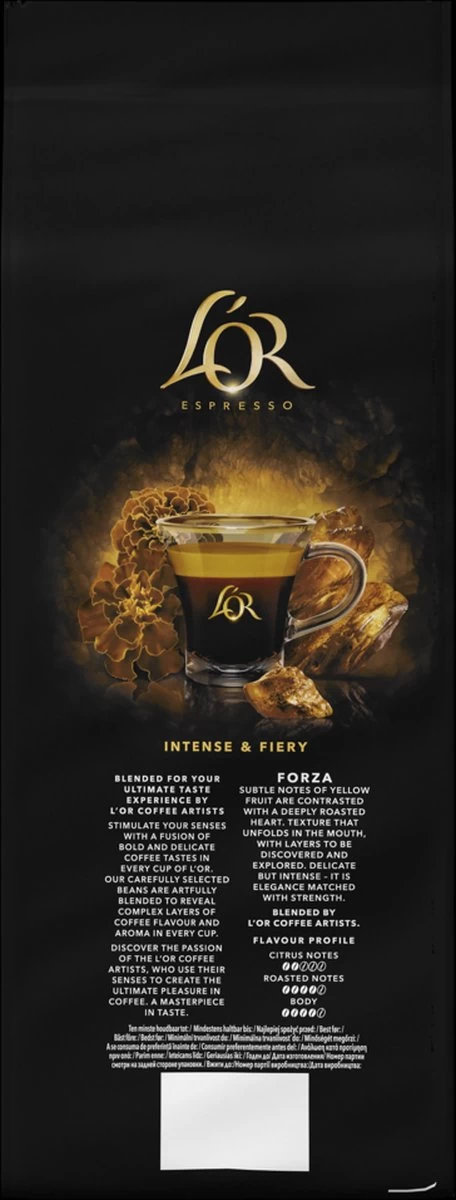 L'OR Forza Koffiebonen (9) - 4x 1000 Gram - Afbeelding 2
