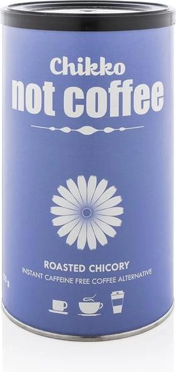 Chikko - Biologische Caffeïnevrije Koffievervanger - Geroosterde Cichorei -Roasted Chicory - 150 G