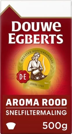 Douwe Egberts Aroma Rood Filterkoffie - 15 X 500 Gram